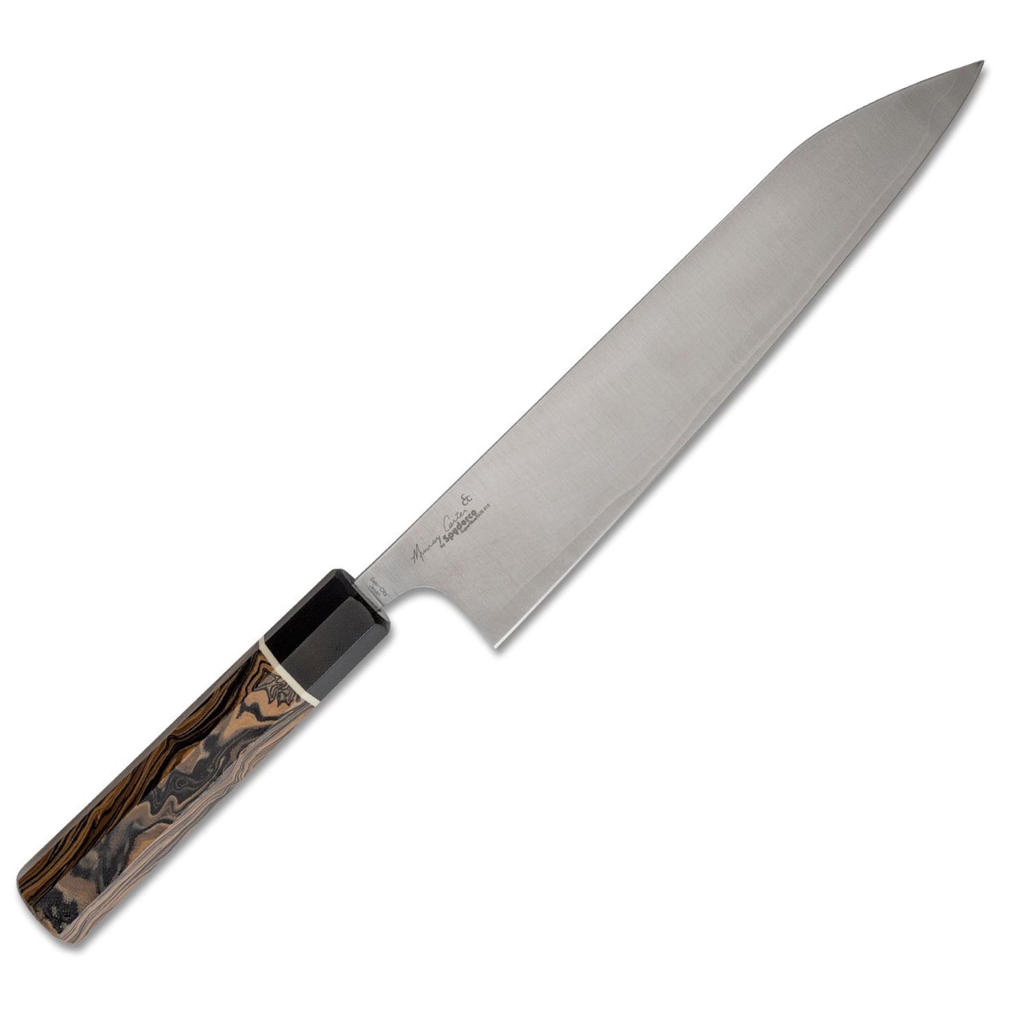Spyderco Murray Carter Itamae Series Gyuto Chef Knife 10.14" Super Blue